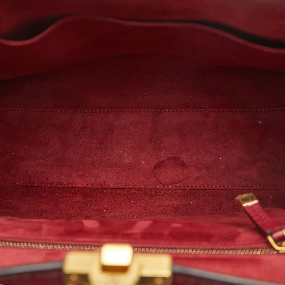Auth Dior Dioraddict Top Handle Bag Red #146893D13B - Picture 5 of 14